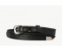 Mens Ranger Belt With Tip Black-102IT